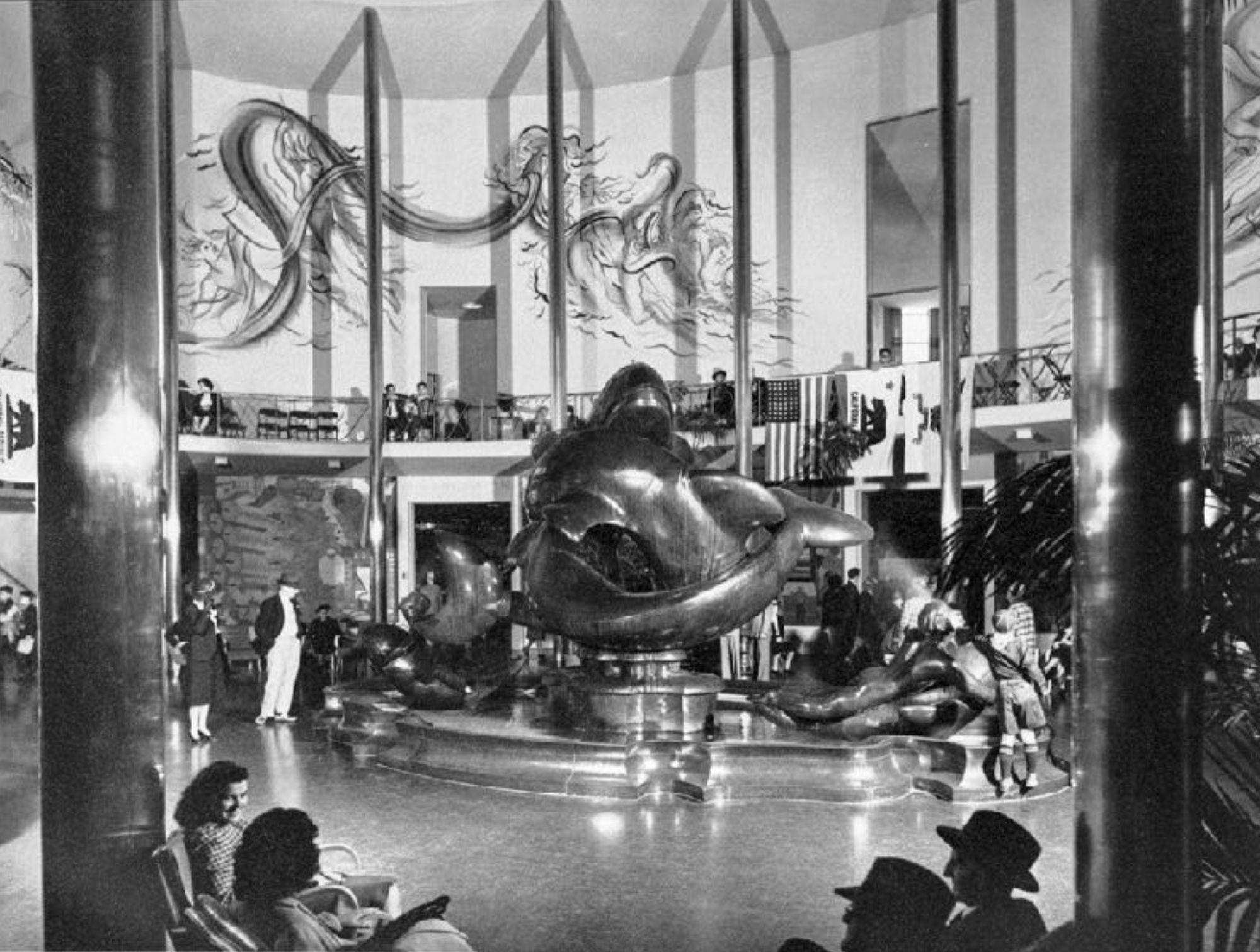 The Whales sculpture at the Golden Gate International Exposition