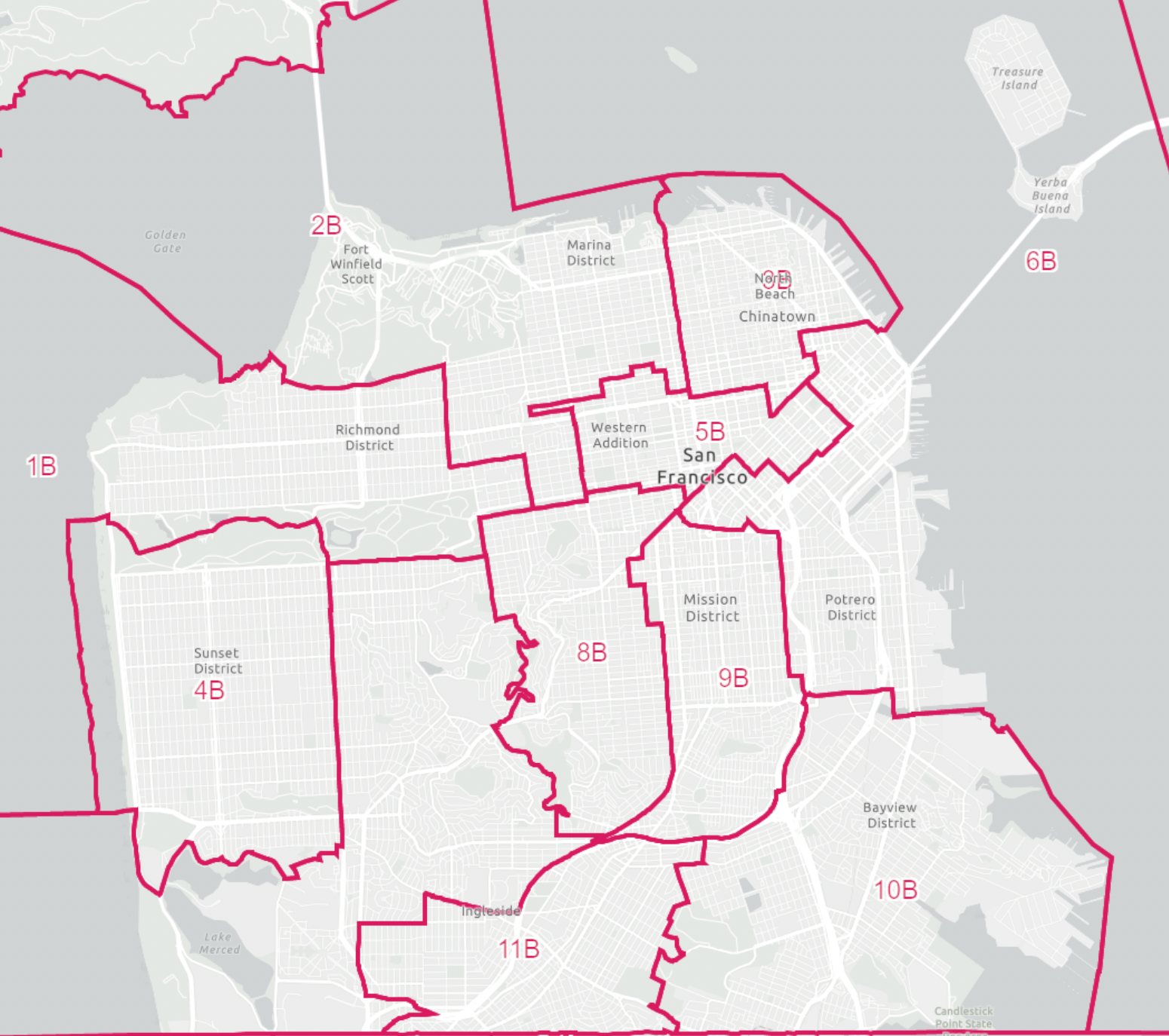 Redistricting map