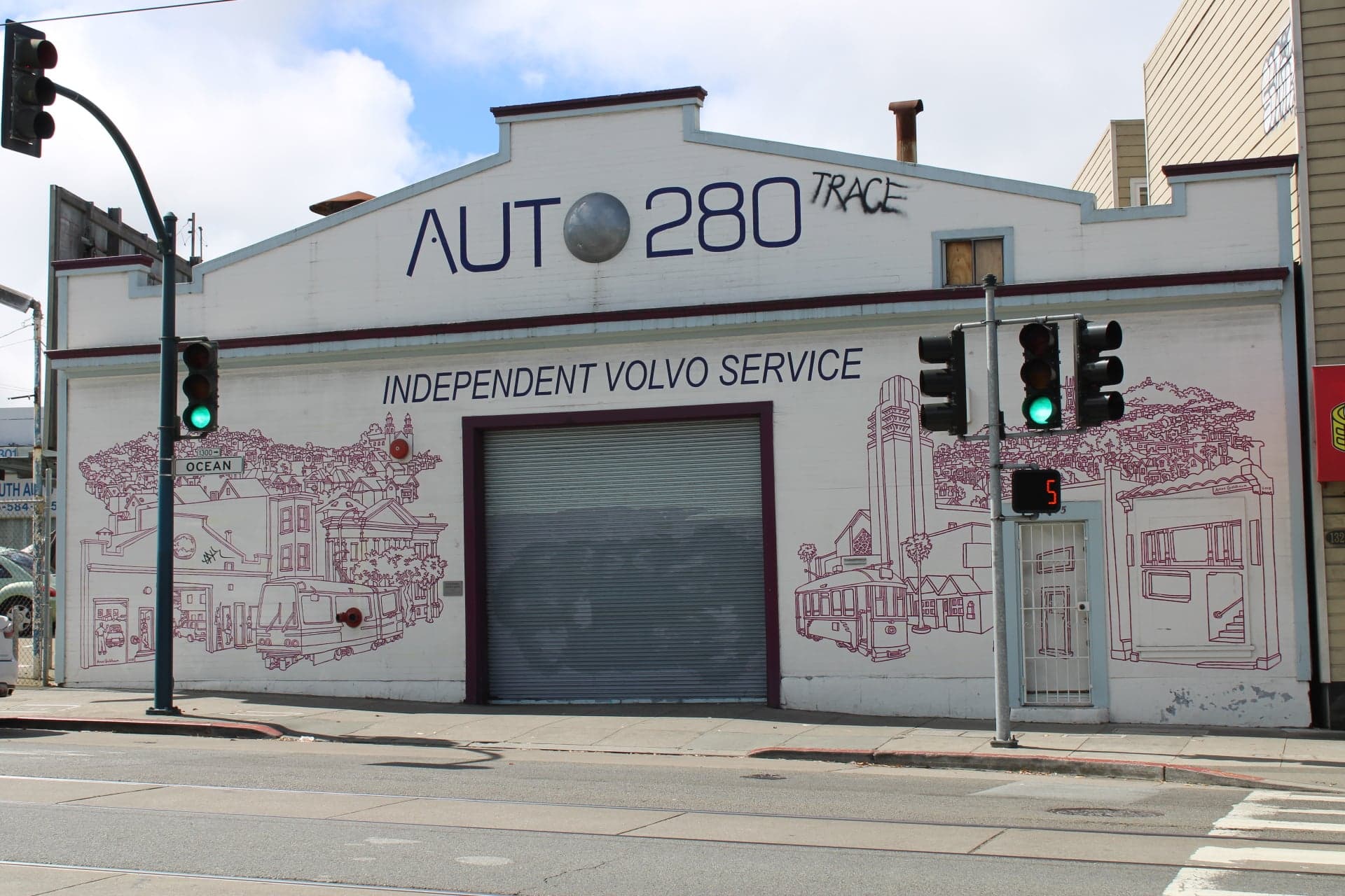 Garage mural