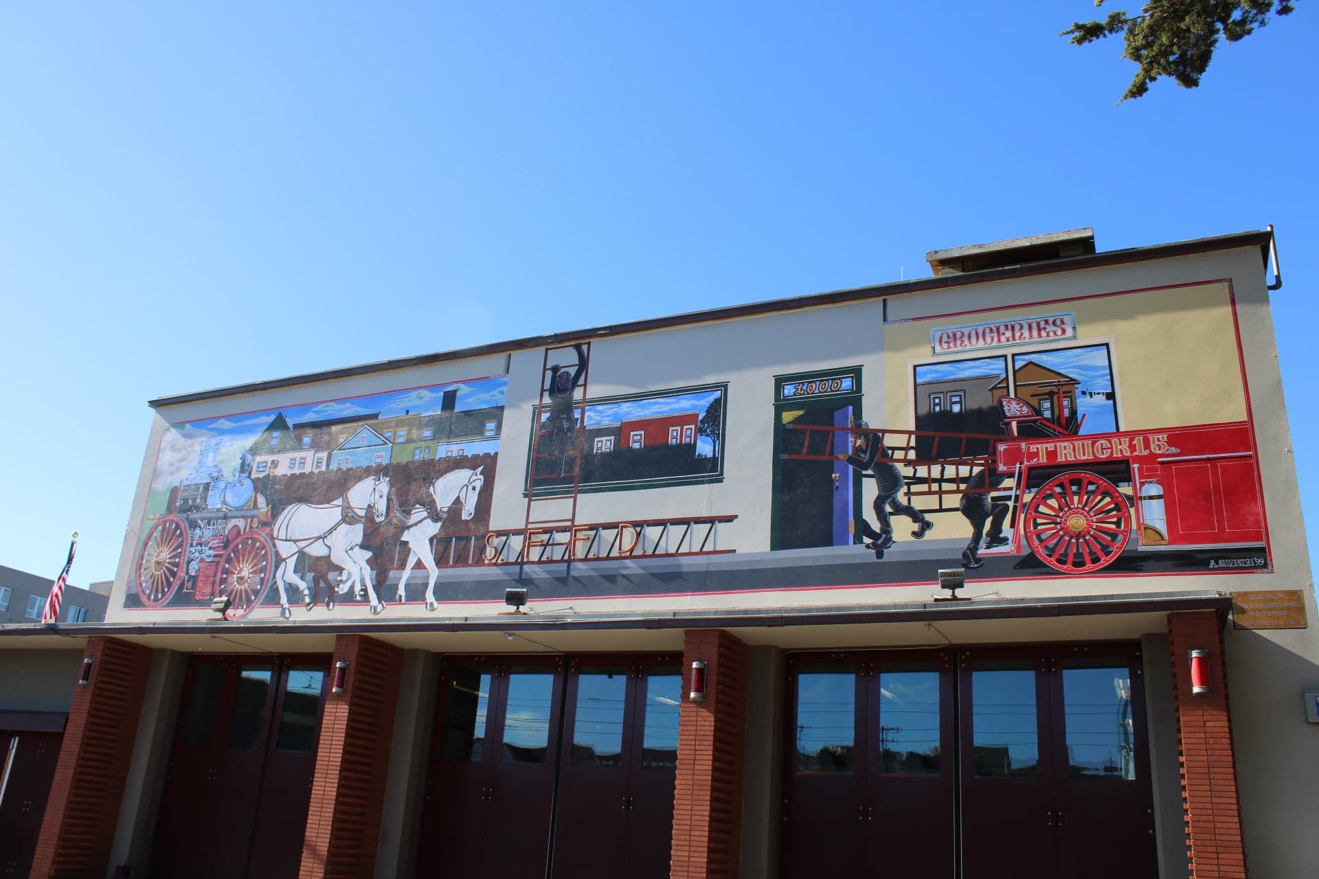 Firehouse mural