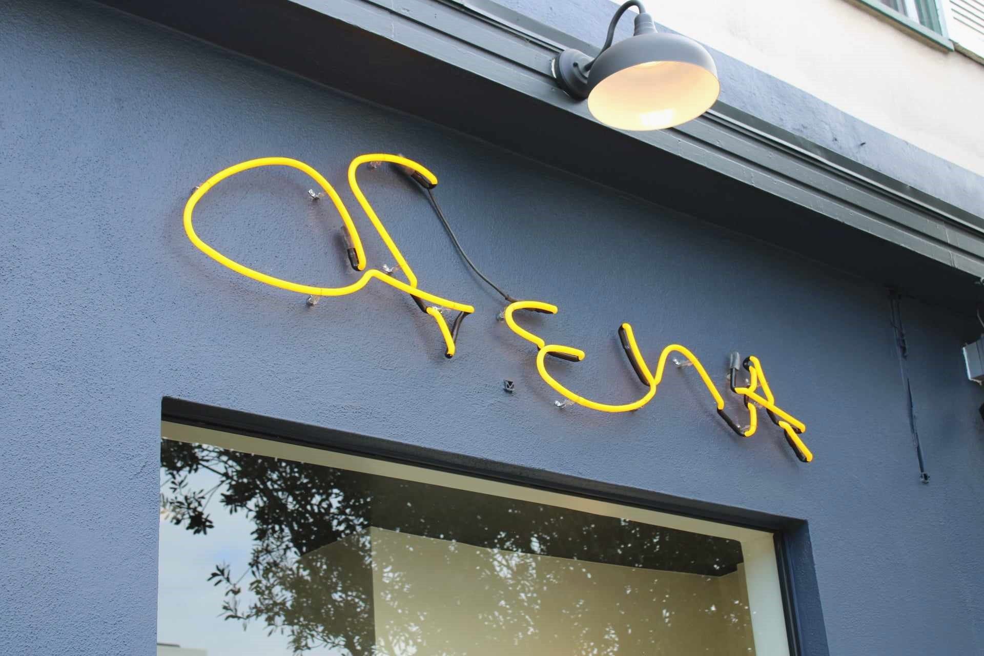 Ofena neon sign