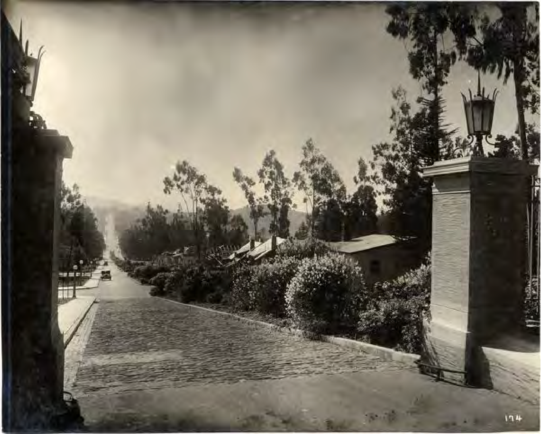 Pillars and roadway