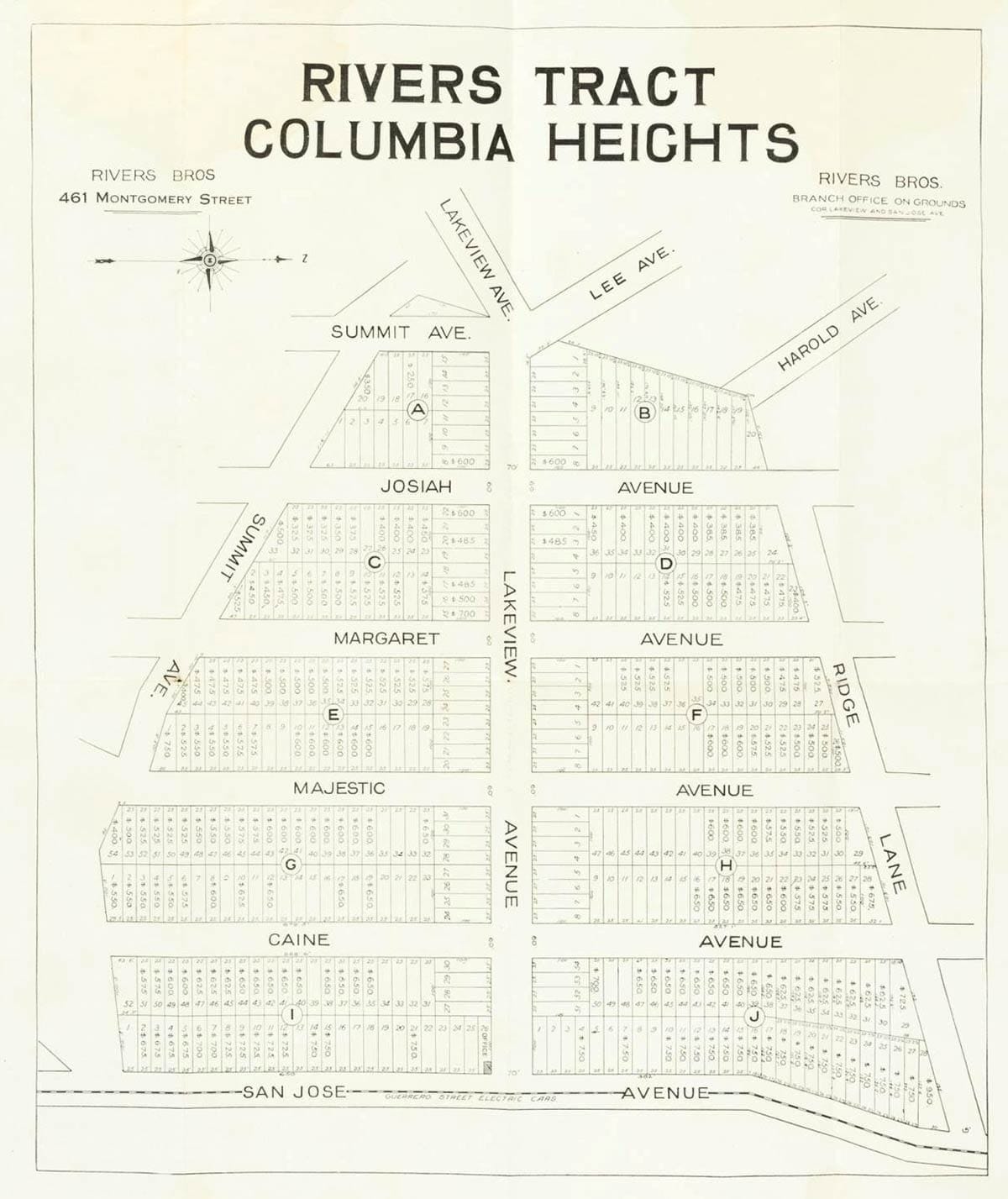 Map of Colombia Heights