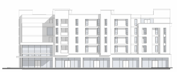 Rendering of building.