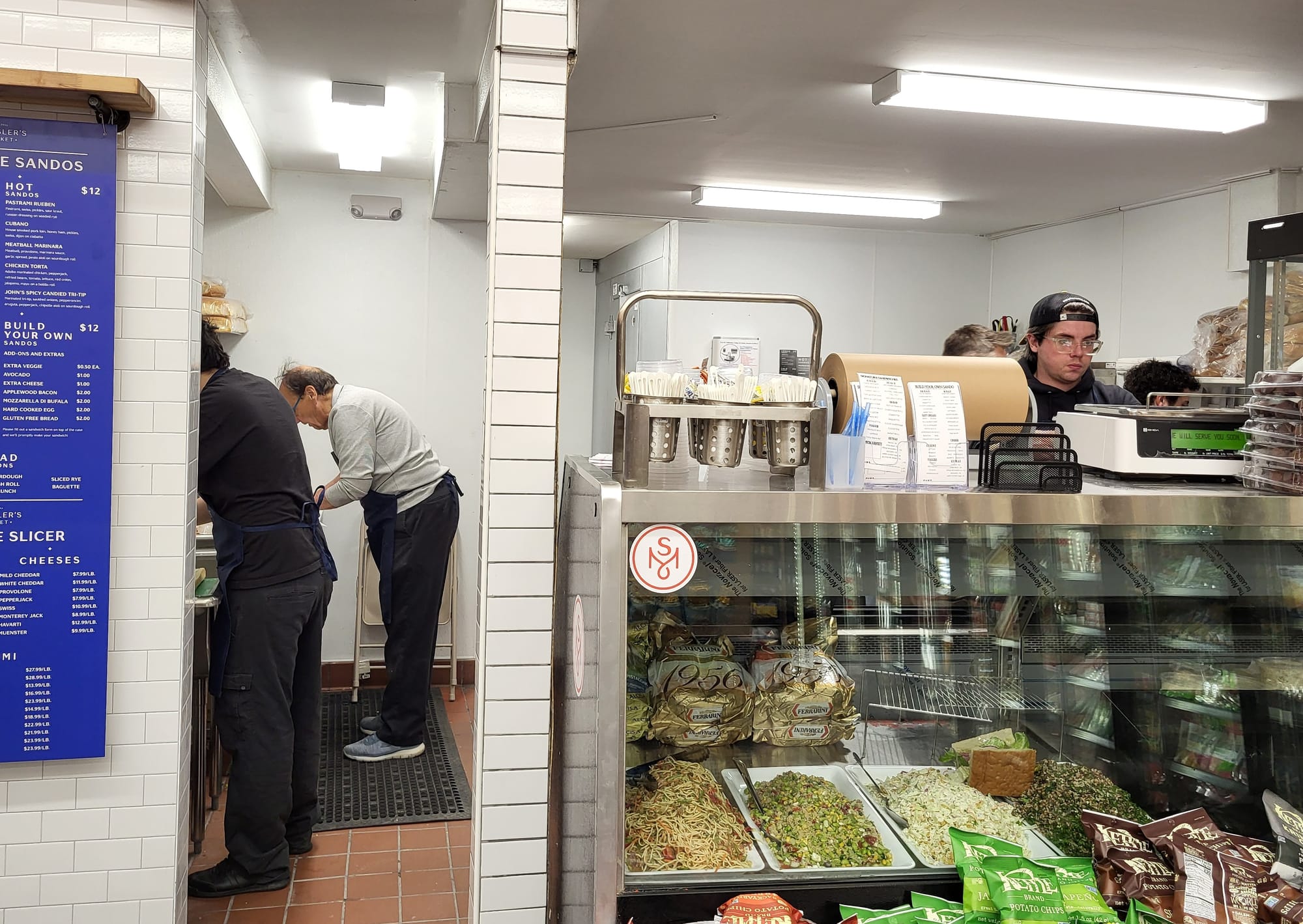 Deli counter.