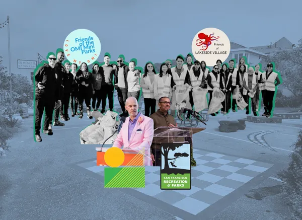 Illustration of parks advocates.