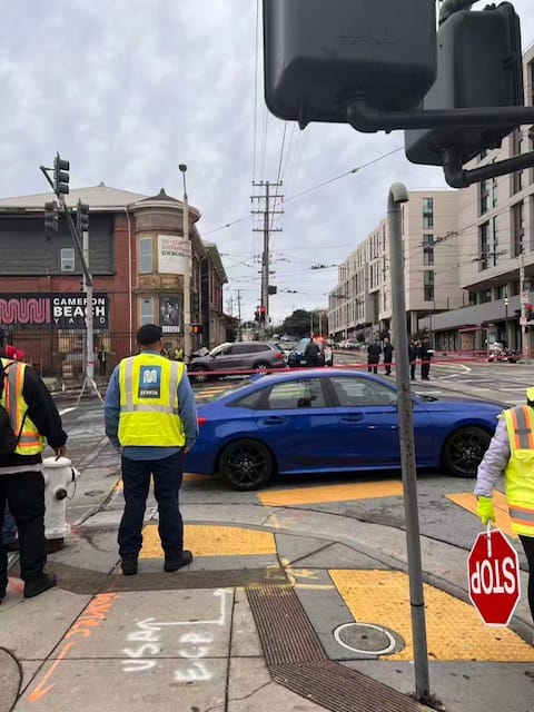 Crash scene.