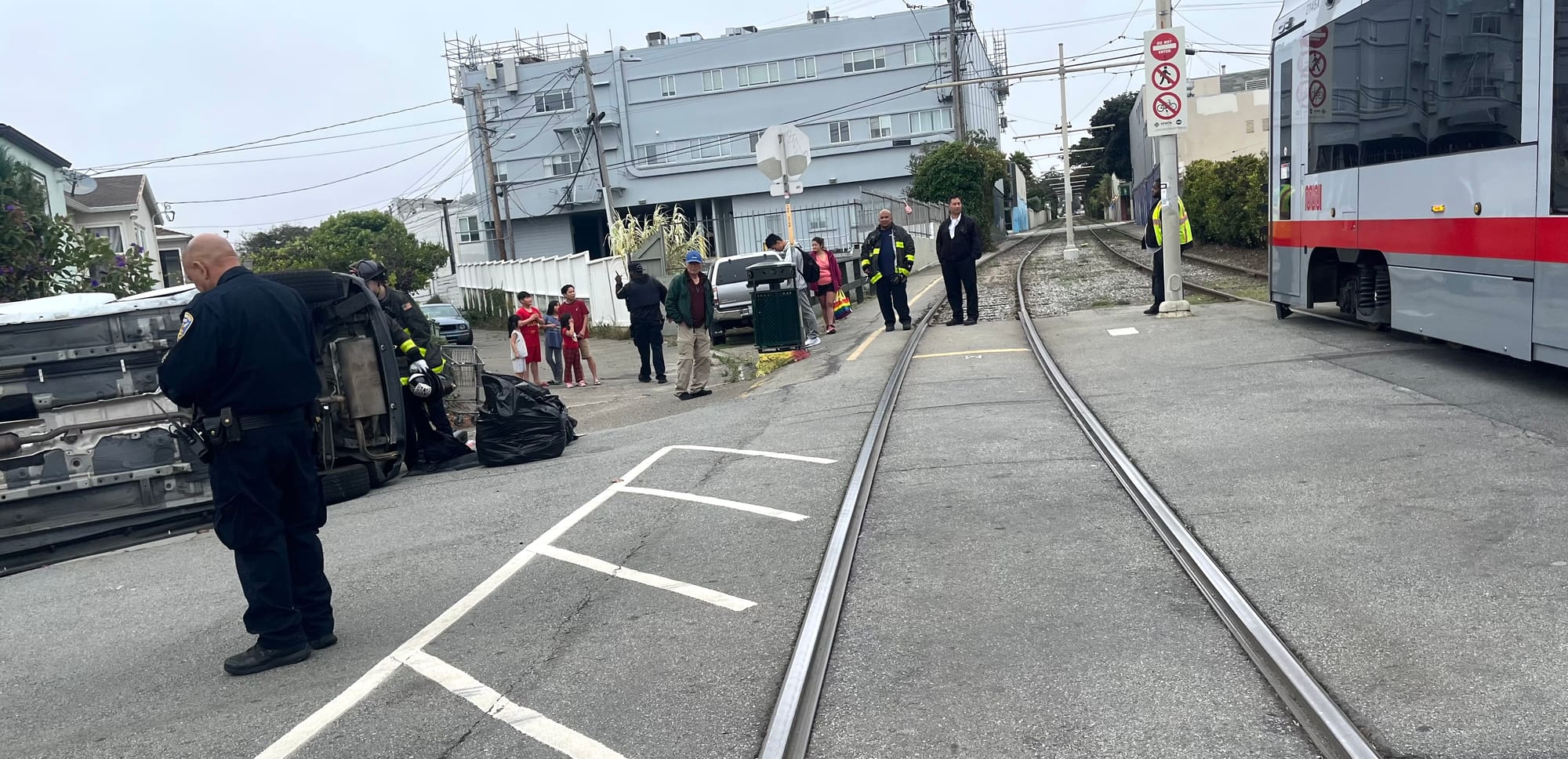 Collision scene.