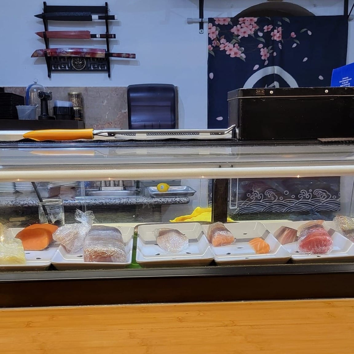 Sushi bar.