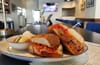 Sandwich on counter