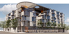 A rendering of a building