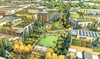 Rendering of development.