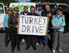 Turkey Drive volunteers