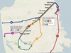 Light rail vehicle map