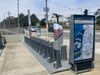 Bikeshare station at Balboa Park station