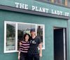Jeannie Psomas and Brad Hogarth in front of The Plant Lady SF.