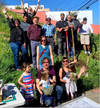 Volunteers at the Lakeview-Summit Steps site