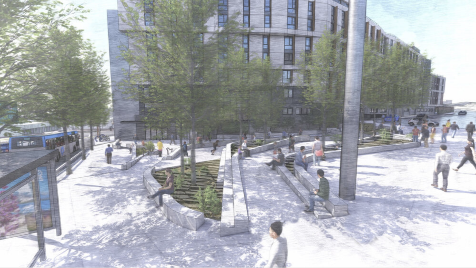 Design For Balboa Park Station Plaza Revealed The Ingleside Light