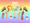A pride cartoon illustration with rainbow flags and hands with sexuality flag bracelets 